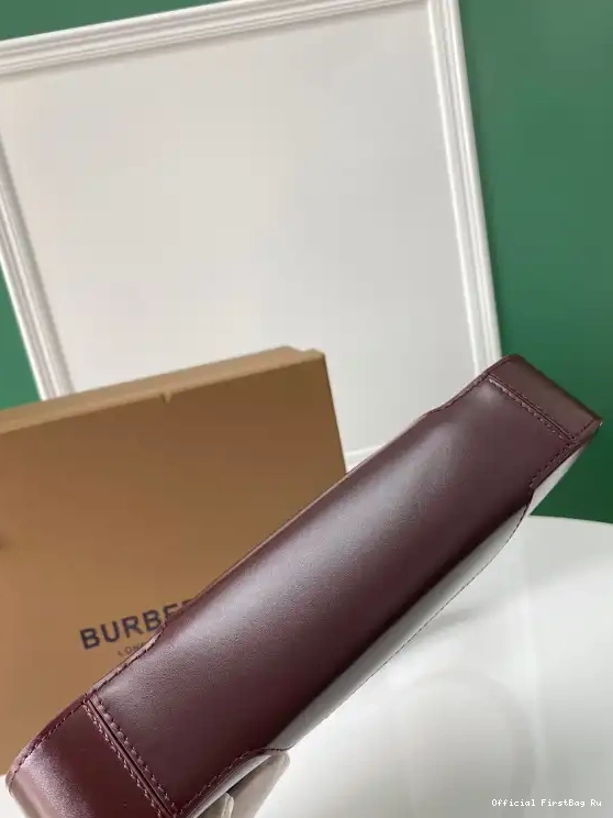 Official FirstBag Ru TB BURBERRY Leather Bag Shoulder 0506